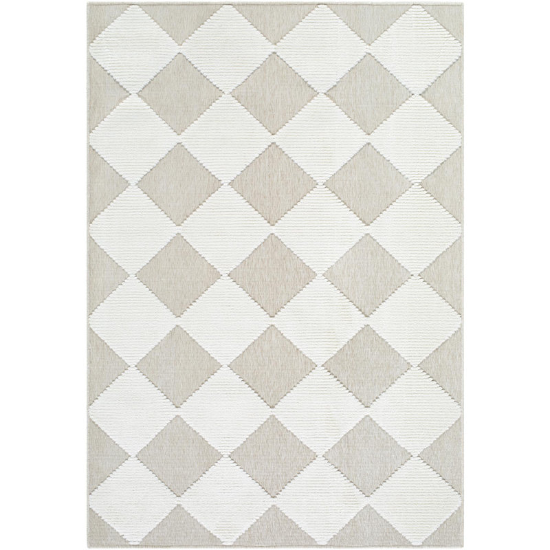 Grannis Machine Washable Indoor Area Rug, Rectangle 3'3" x 5'