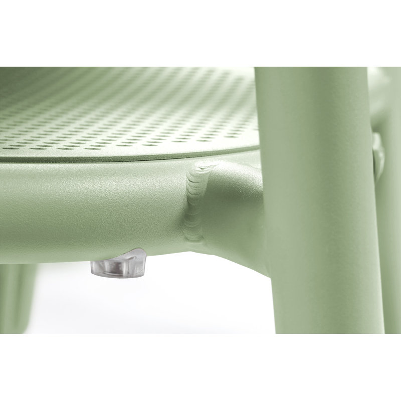 Toni Tablo Outdoor Dining Table Set With Armchairs, Mist Green