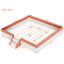 Lit de plancher rembourré avec lumières DEL et clôture-1259405260-1259405259