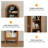 71.1"H X 13.78 "W  5-Tier Arched Bookcase, Narrow Open Display Bookshelf  For Bedroom, Livingroom, Home Office-137732246