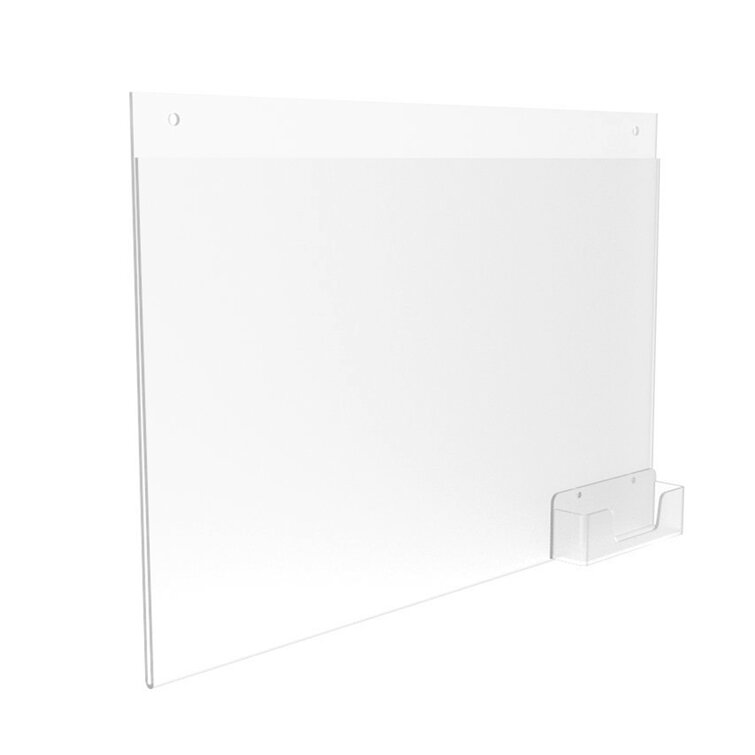 Clear Acrylic Wall Sign Holders