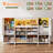 Modern 8-drawer Dresser Tv Stand With Metal Mesh Doors & Built-in Outlets - Bedroom Storage-1165035944