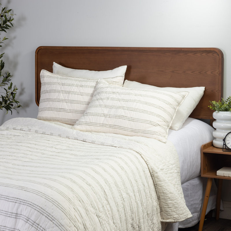 Ensemble de courtepointe en coton Nael