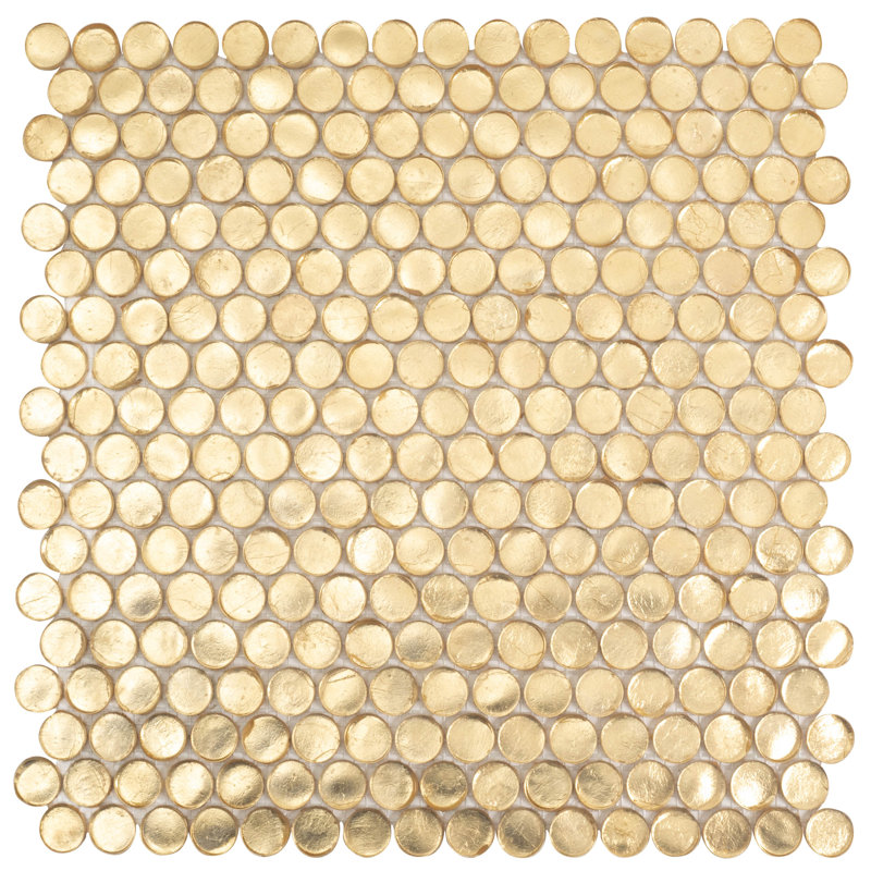 Carreau de mosaïque rond 12,2 po x 12,2 po