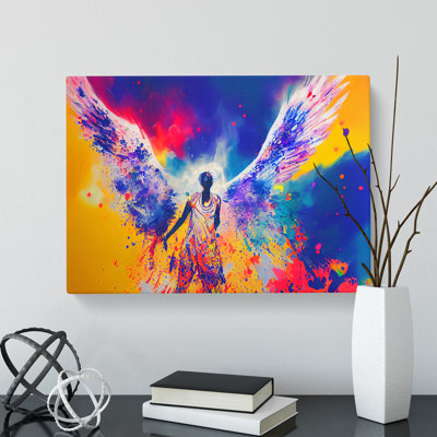 Angel Painted Vol.5 Abstract - Wrapped Canvas