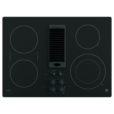 Downdraft Electric Cooktop -  GE, PP9830DRBB