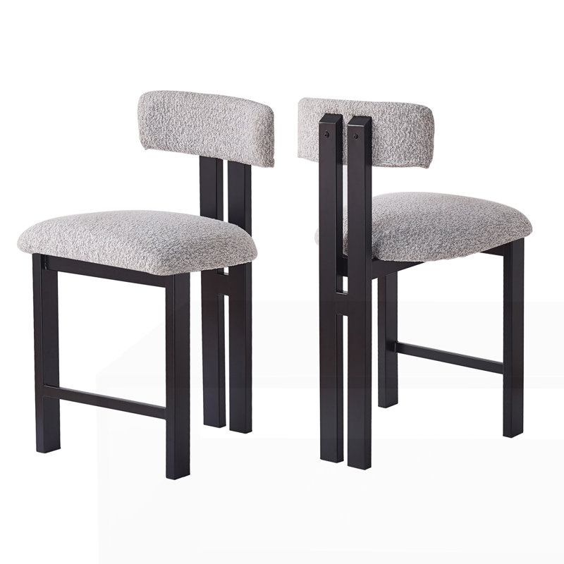 26.5'' Stylish Round Stools with Low Back