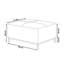 Ensley 95cm Wide Rectangle Standard Ottoman-26297174