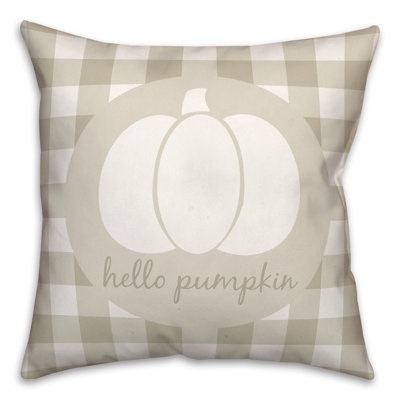 Plaid Throw Pillow