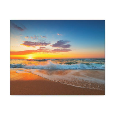 «Beautiful Cloudscape Over The Sea Ocean», art mural