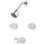 Handle Tub and Shower Dual Function Ceramic Disk Trim