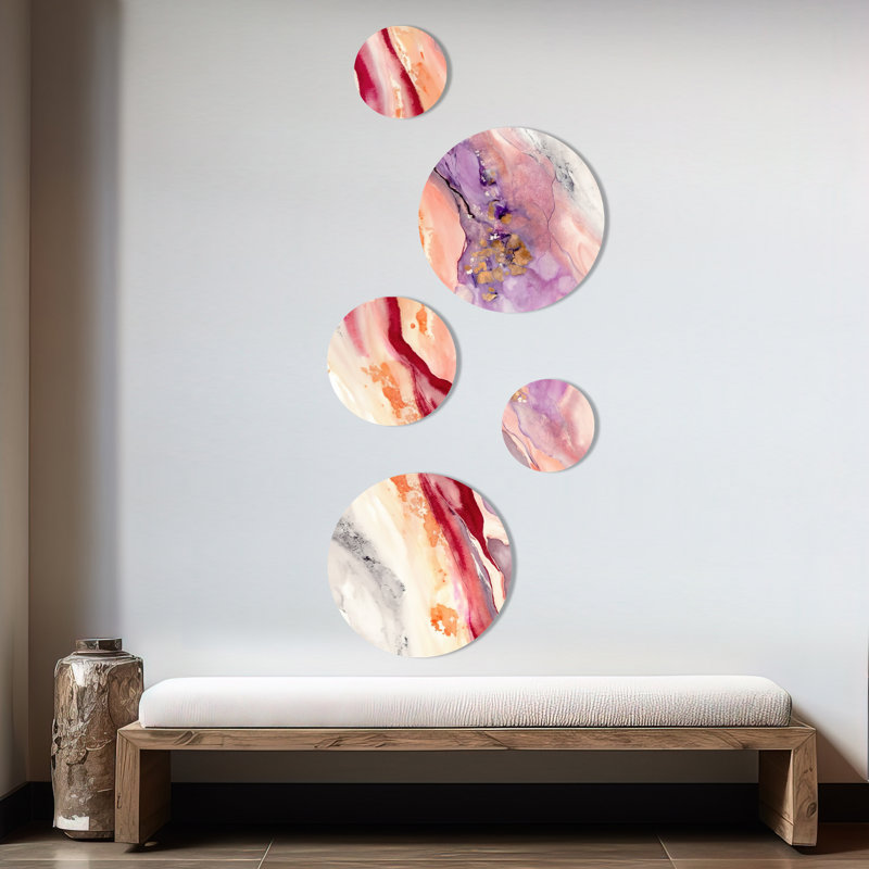 Abstract Wall Decor on Metal