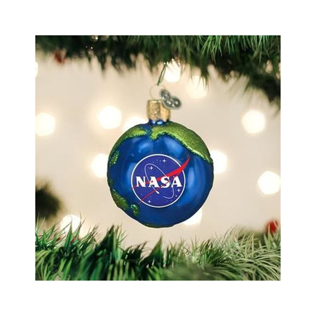 Nasa Earth Hanging Figurine Ornament Old World Christmas