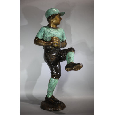 Boy Baseball Pitcher. 36"H