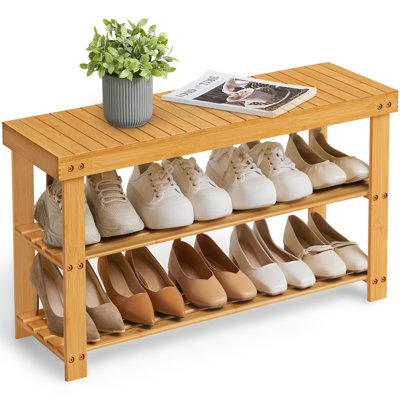 8 Pair Shoe Storage Bench