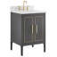 Province 24" Freestanding Standard Single Bathroom Vanity with Top-1070190468-1069722149