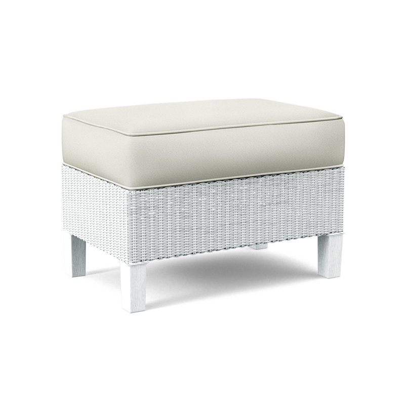 Repose-pieds standard 25 po Gibraltar, Blanc givré, Bleu marine de base; 0317-61