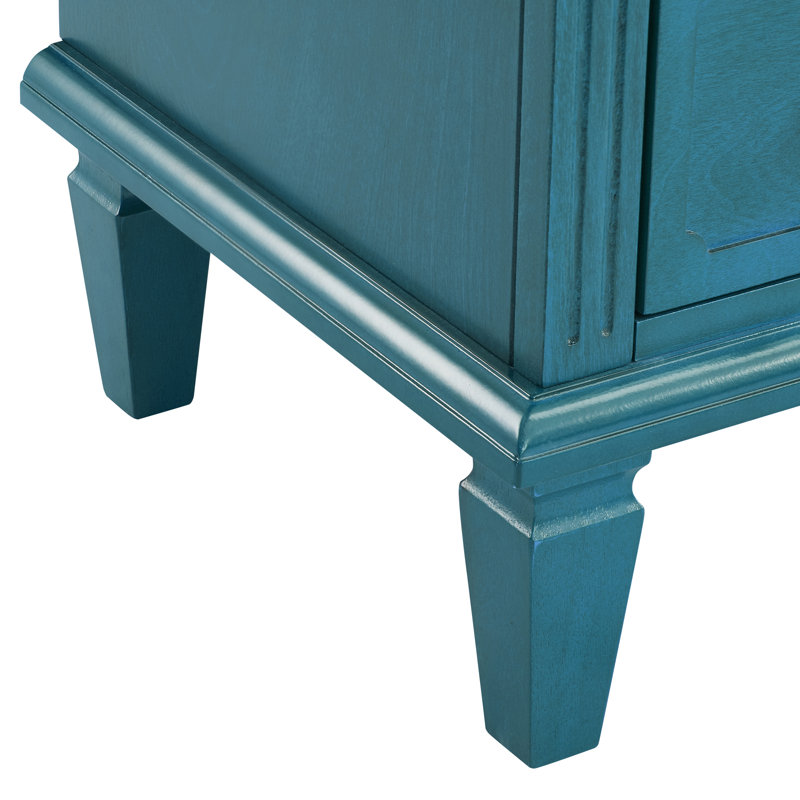 Commode 2 tiroirs Eastman, Bleu