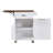 39.3" Farmhouse Kitchen Island with Drop Leaf-2060111112