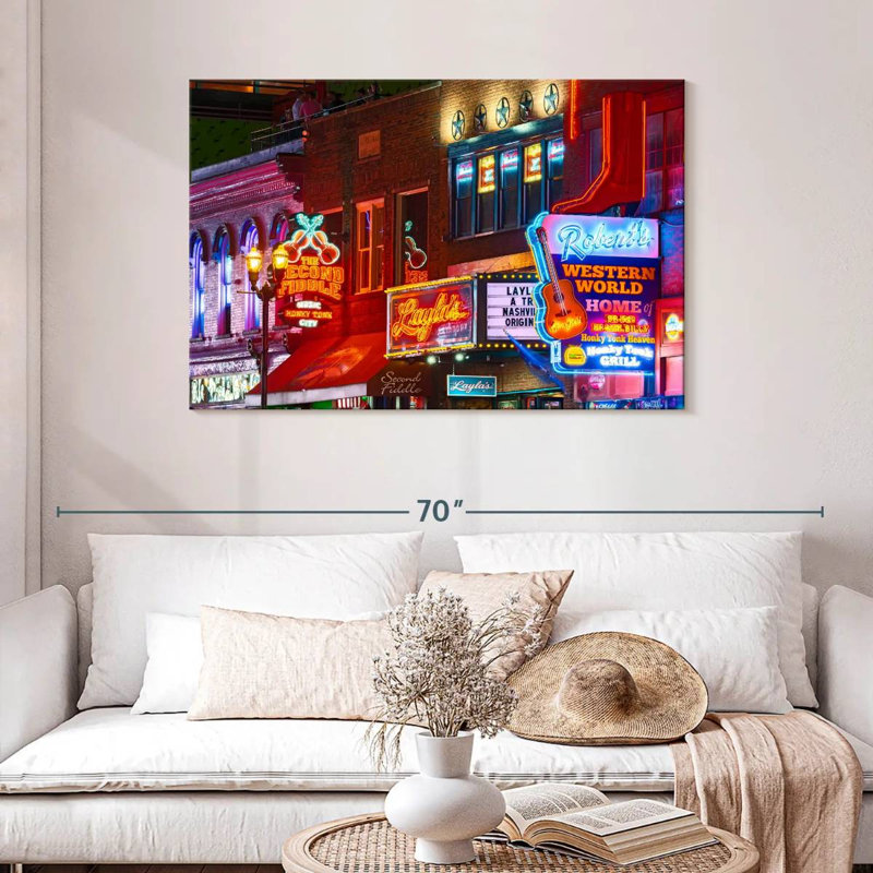 Sirci Nashville Neon Nights, H 30 po x l 45 po