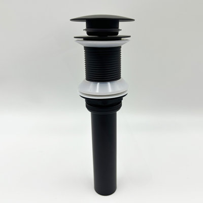 Bathroom Sink Drain Without Overflow, Vessel Sink Lavatory Vanity Pop Up Drain Stopper, 304 Stainless Steel
