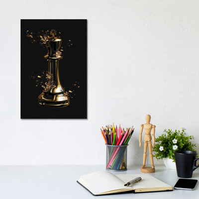 Broken King by Gab Fernando - Wrapped Canvas Print