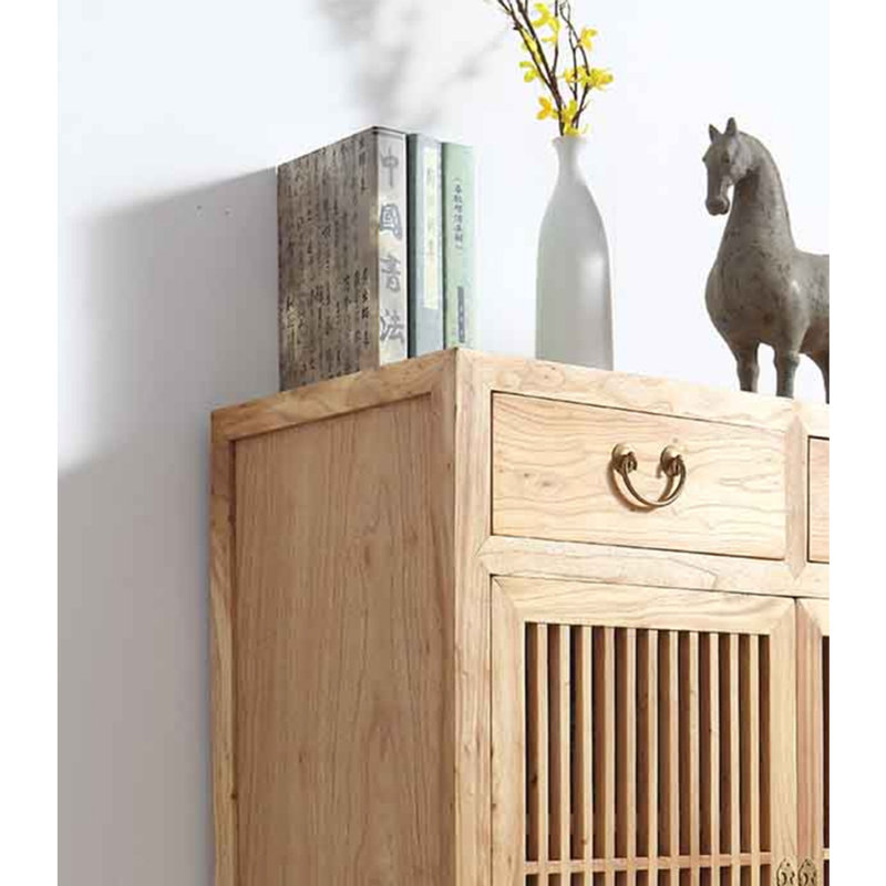 12 Pair Shoe Storage Cabinet, Natural
