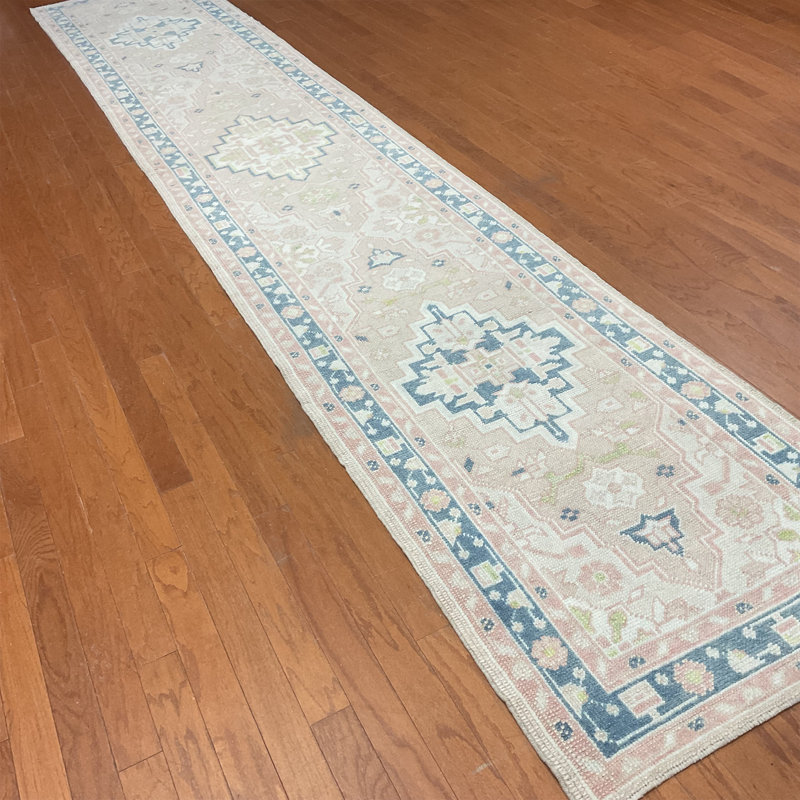 Chemin de table en laine Oushak turc fait à la main Herat