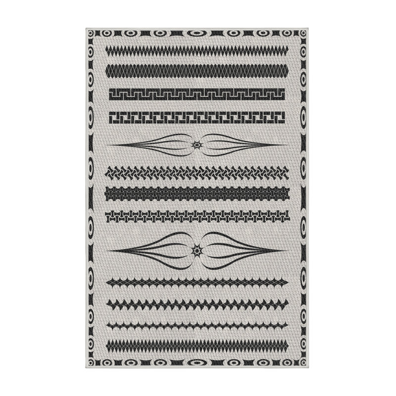 Tapis gris, Rectangle 7 pi x 9 pi