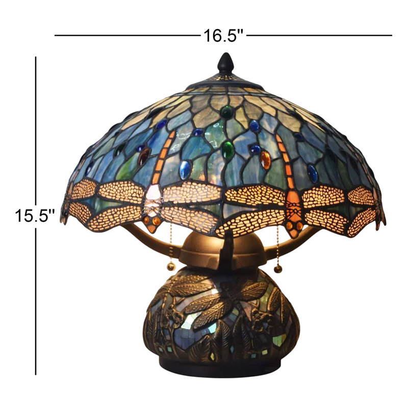 Tiffany Metal Table Lamp