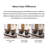 Vintage Black Solid Wood Dining Table-107794509