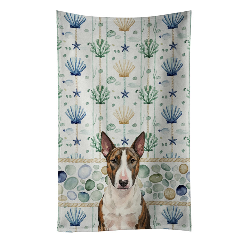 Torchon Brindle and White Bull Terrier, Bull-terrier bringé et blanc