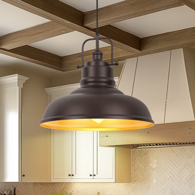 Osburn 1 - Light Oil Rubbed Bronze Dome Pendant