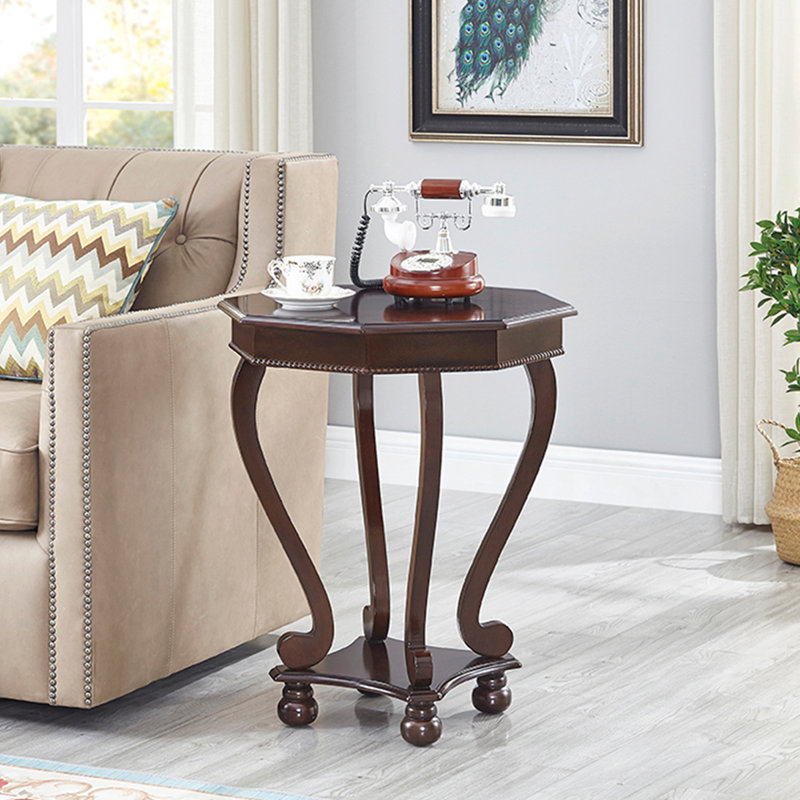 Table de bout Modern, Brun noyer
