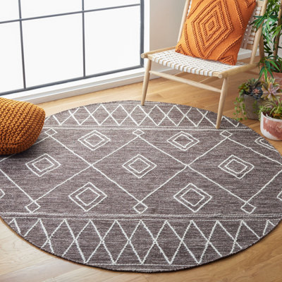 Tapis brun / ivoire Holtby Southwestern