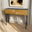 39.4'' Modern Console Table Entryway Table with Two Drawers for Hallway & Behind-Couch Storage