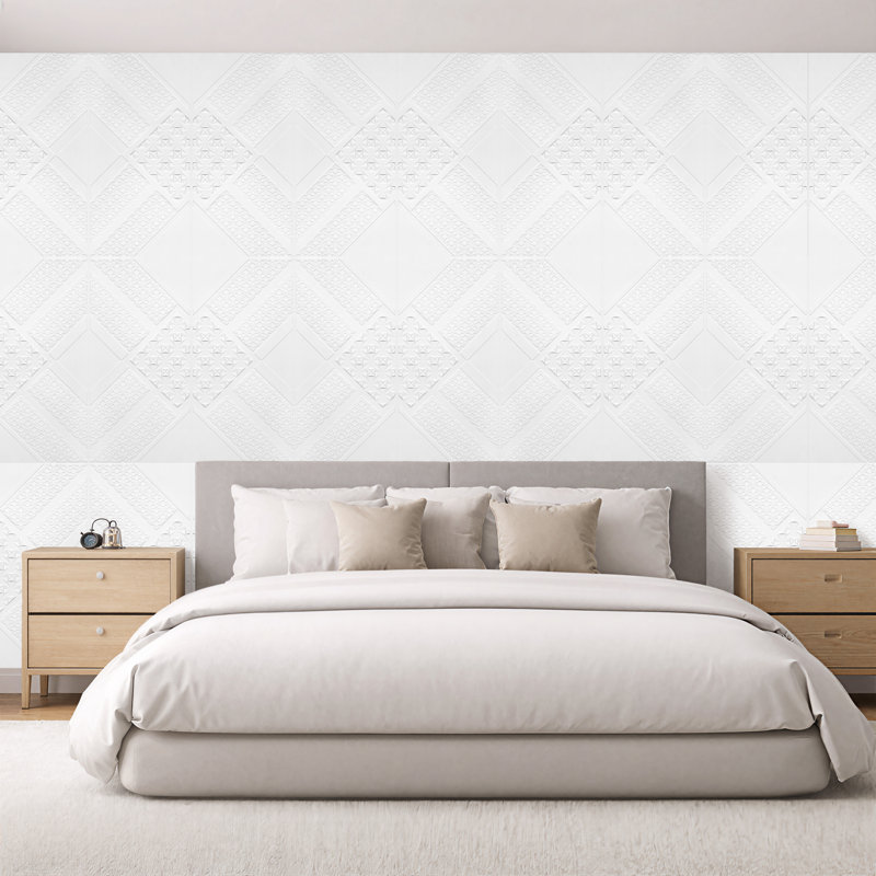 Panneau mural en PVC souple 19,7 "x 40,6" en PVC souple blanc (paquet de 10), Blanc
