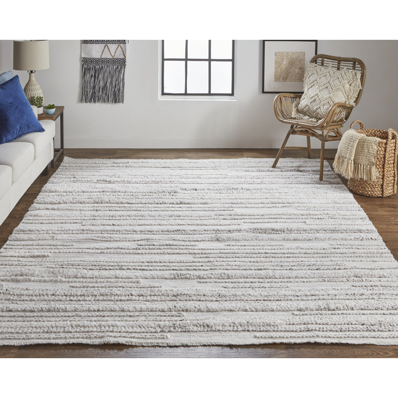 Performance Striped Indoor Rug, Rectangle 10' x 14'