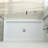 DeerValley 60" x 32" Shower Base in White with Single Threshold Shower Pan, Non-slip Design-94903591