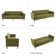 Hansfried 83.8'' Upholstered Convertible futon Sofa bed