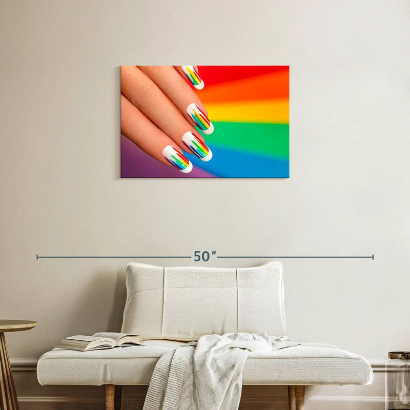 Shuttleworth Rainbow Nails, 20" H x 30" W