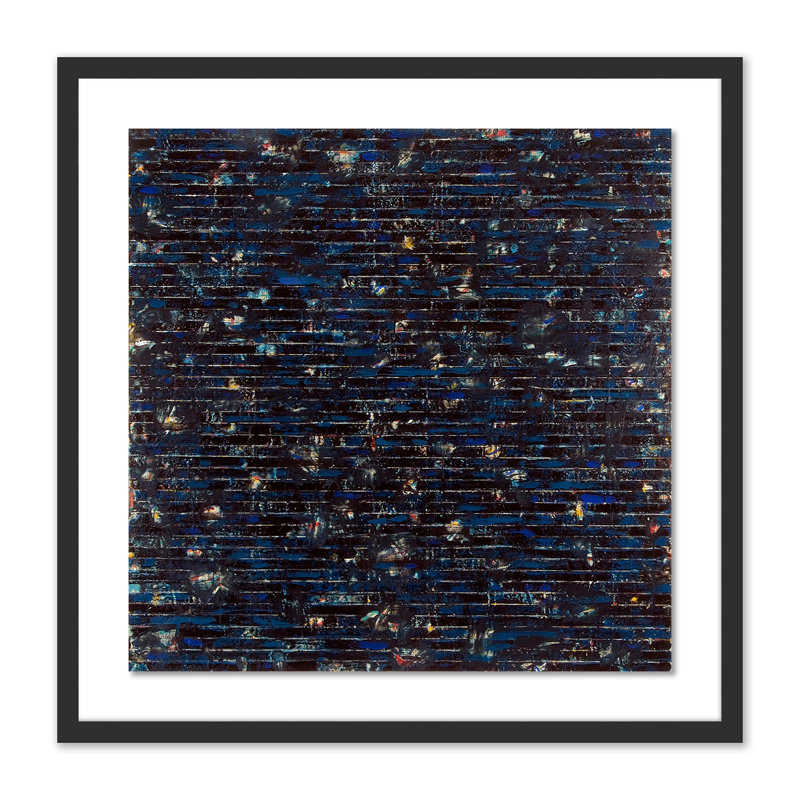 Currents Print by Brad Ellis, Black