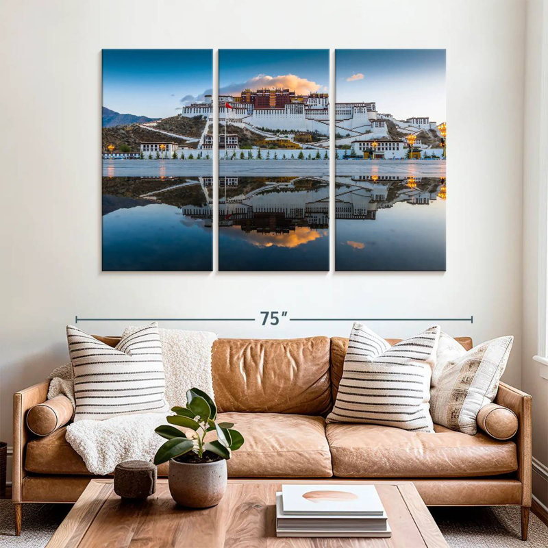 Hannes Potala Palace In Tibet, 42" H x 65" W