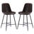 Caban Upholstered Counter Stool with Metal Frame-835055359