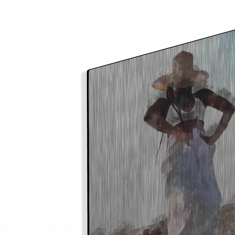  «Her Dance 1» par Alonzo Saunders, art mural en métal, 16 po x 24 po, H 24 po x l 16 po