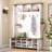 White Farmhouse 4-In-1 Hall Tree With 6 Hooks