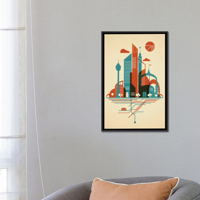 « métro sky », impression sur toile