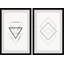 « sharp edges diptych », ensemble de 2 reproductions d’art sur papier-769471216