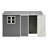 10'x8' Oversized Steel Storage Shed with Window