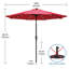 Parasol de marché éclairé Caerphilly-157318108-264100098